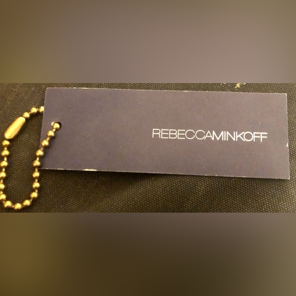 🤩 *RARE* “Minkette” BAG CLIP! & REBECCA MINKOFF BLACK LINEAR STUD X-BODY! - Picture 6 of 8